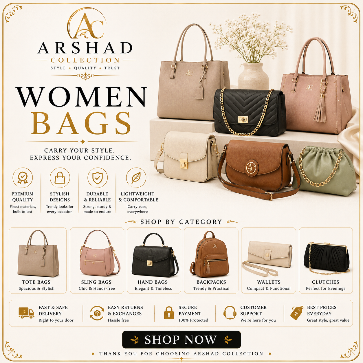 Women Bags — Arshad Collection