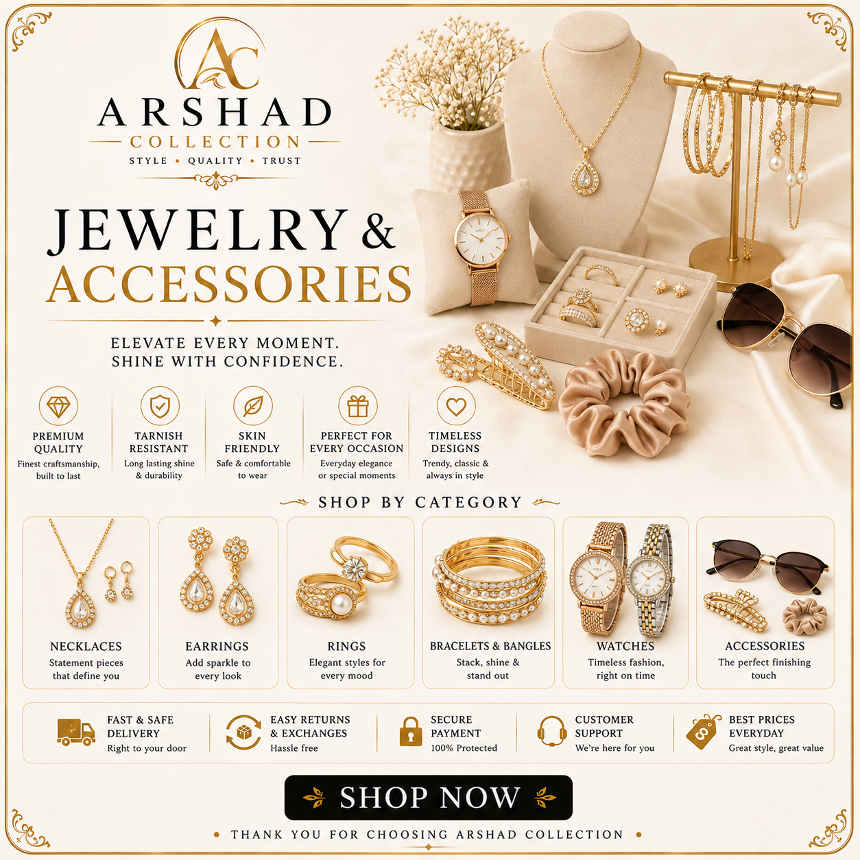Jewelry & Accessories — Arshad Collection