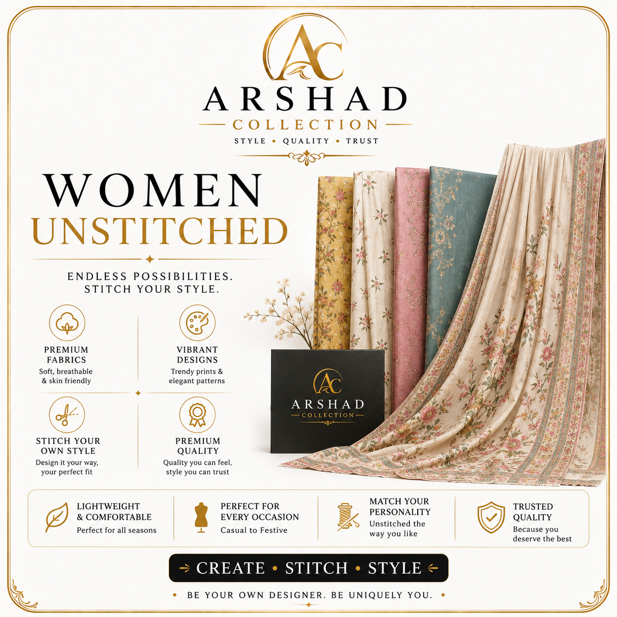Women Unstitched — Arshad Collection