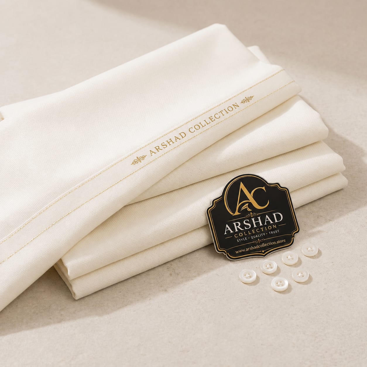 Boski Unstitched Suit - Arshad Collection | Arshad Collection